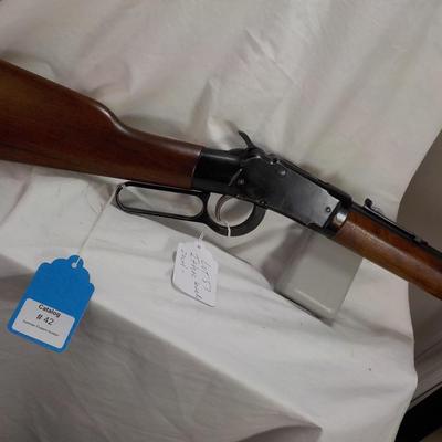Ithaca M-49 Lever 22 cal S,L,LR Saddle  gun rifle. est. $150 to $300.