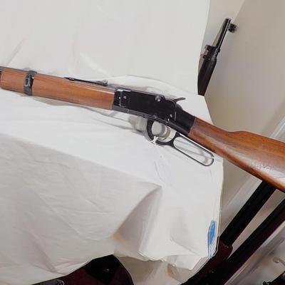 Ithaca M-49 Lever 22 cal S,L,LR Saddle  gun rifle. est. $150 to $300.