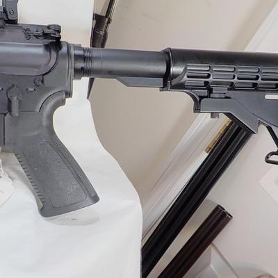 Ruger AR 556 semi auto rifle, 10 round, est. $300 to $900.