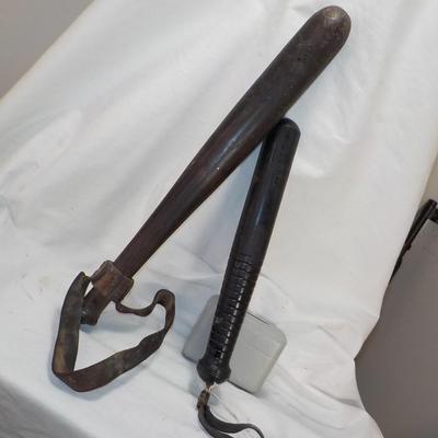 2 Vintage Police nite sticks. est. $20 to $100.