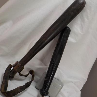 2 Vintage Police nite sticks. est. $20 to $100.