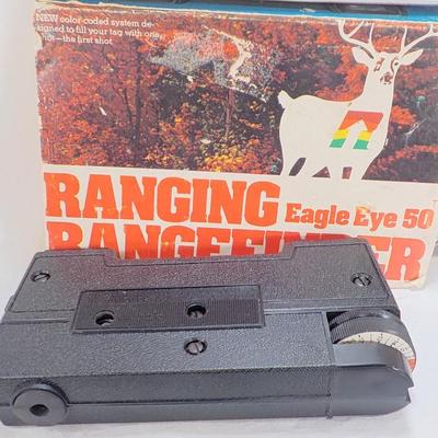 Pocket range finder and Pelting knife and holster. est. @0 to $50.