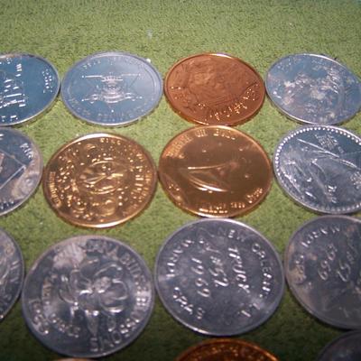LOT 66 COLLECTABLE MARDI GRAS CREWE COINS 1969=1980S