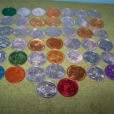 LOT 66 COLLECTABLE MARDI GRAS CREWE COINS 1969=1980S