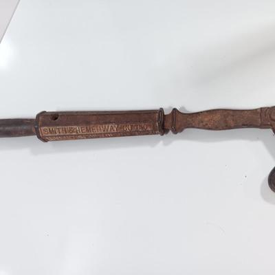 Vintage Smith & Hemenway Co. Ircington New Jersey USA SUREGRIP Slide Hammer Nail Puller