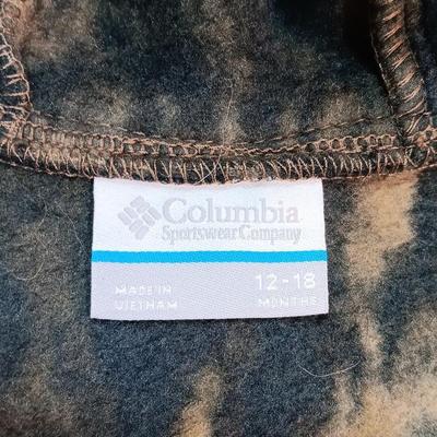 Brand new Camouflage Columbia 12-18 Month fleece winter suit
