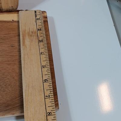 Totally Bamboo cutting board and Threshold Plank server.