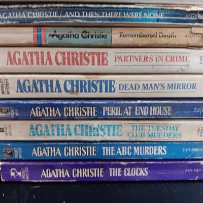 Agatha Christi softback book collection