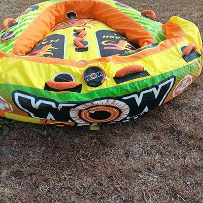WOW - World of Watersports two-person Inflatable Towable Tube for Boating