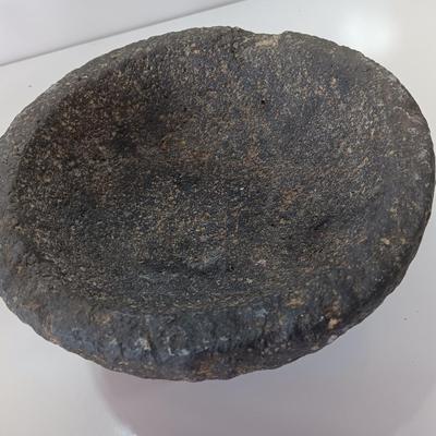 Vintage three footed rock Mortar and Pestle