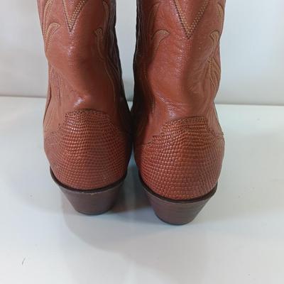 EL DORADO western boots Size 9M Lizard