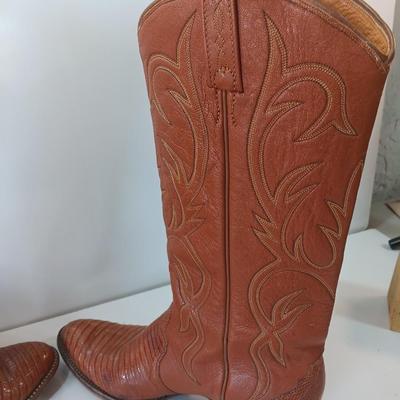EL DORADO western boots Size 9M Lizard