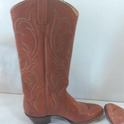 EL DORADO western boots Size 9M Lizard