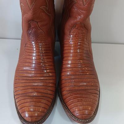 EL DORADO western boots Size 9M Lizard