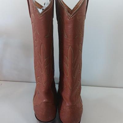 EL DORADO western boots Size 9M Lizard