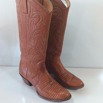 EL DORADO western boots Size 9M Lizard