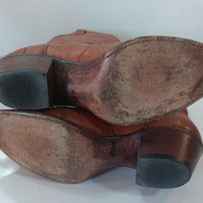EL DORADO western boots Size 9M Lizard