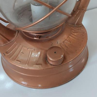 Dietz No. 2 D lite New York USA lantern turned Electric.