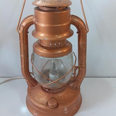 Dietz No. 2 D lite New York USA lantern turned Electric.