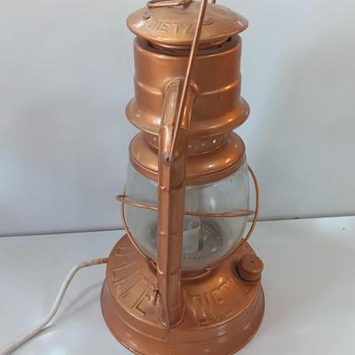 Dietz No. 2 D lite New York USA lantern turned Electric.