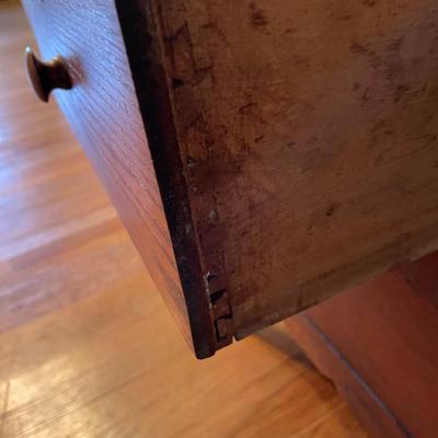 Antique 2 Over 1 Oak Dresser