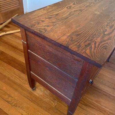 Antique 2 Over 1 Oak Dresser