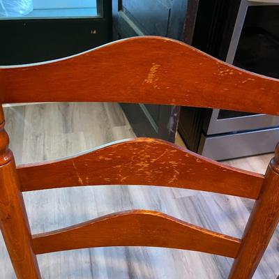 Ladder Back Chairs Lot of 2