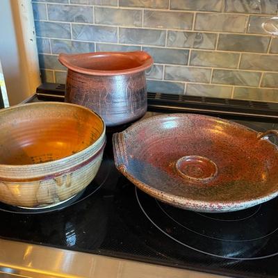 Art Pottery Lot of 3