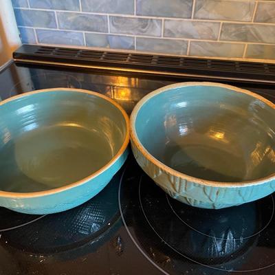 Greenware Bowls Lot of 2