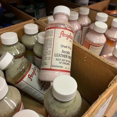 Shelf 21 Angelus Acrylic Leather Paint 300+ One Ounce Bottles