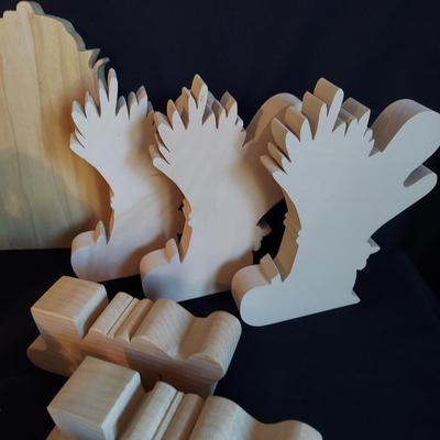 Wood Cutouts and Craft Supplies (LR-BBL)
