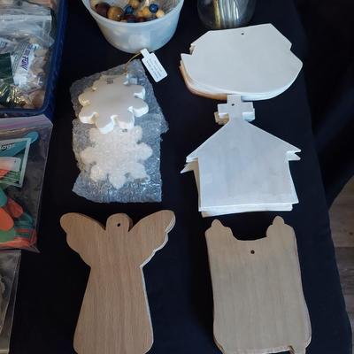 Wood Cutouts and Craft Supplies (LR-BBL)