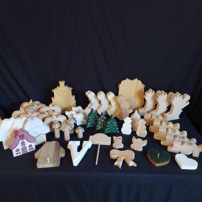 Wood Cutouts and Craft Supplies (LR-BBL)