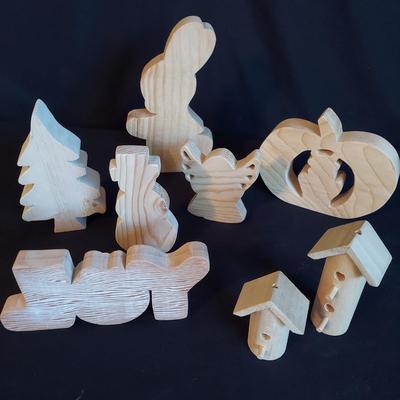 Wood Cutouts and Craft Supplies (LR-BBL)