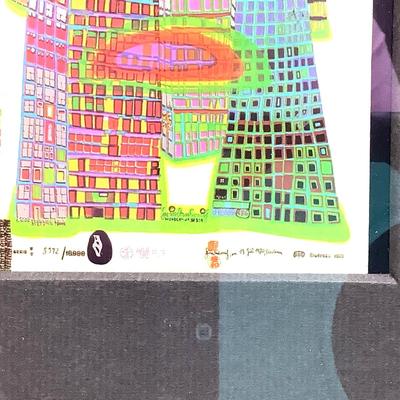 1023 "Good Morning City" by Friedensreich Hundertwasser (1928-2000)