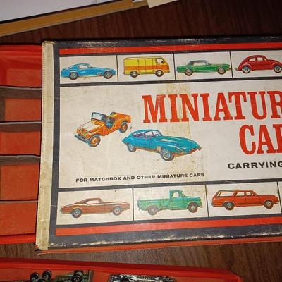 Mattel 1966 Vintage Miniature Cars Carrying Case
