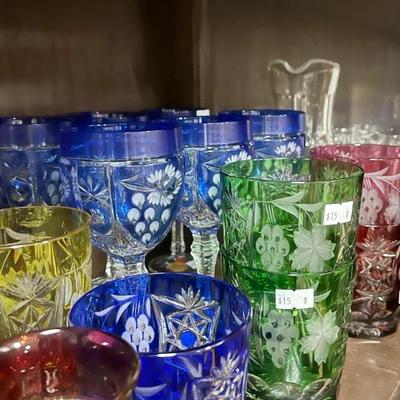 Italian and Russian glassware 