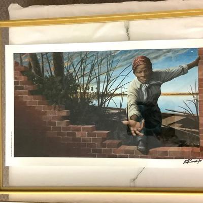 1025 Harriet Tubman "Take My Hand" Cambridge MD Mural Poster Signed Michael Rosato