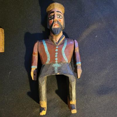 Saint James the Apostle on Horse Santos Carving (K-DW)