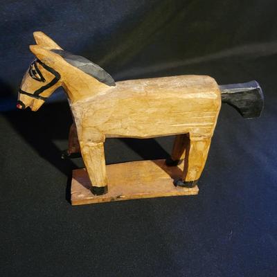 Saint James the Apostle on Horse Santos Carving (K-DW)
