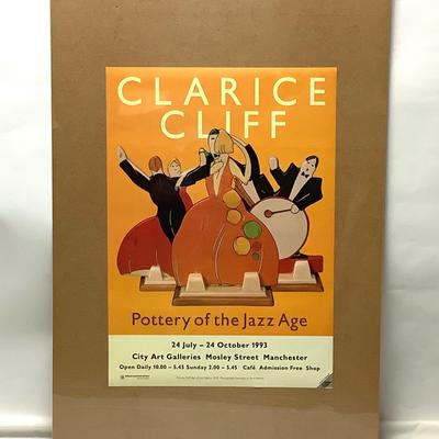 1030 Clarice Cliff Pottery of the Jazz Age Poster