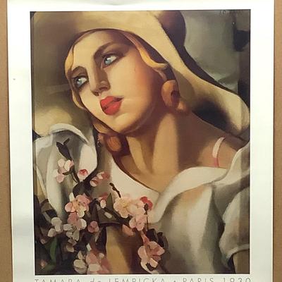 1035 Tamara de Lempicka Poster Paris 1930