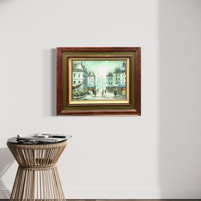 1039 Acrylic Streetscape Original by Minas