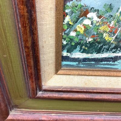 1039 Acrylic Streetscape Original by Minas