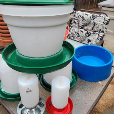Chicken Feeders, Waterers, & Heated Water Bowl