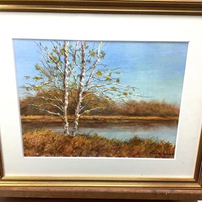 1046 Original Watercolor Seascape by John W. Taylor