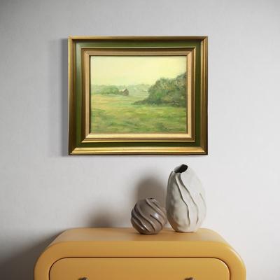 1047 Original Landscape Oil Painting Signed Waldoff