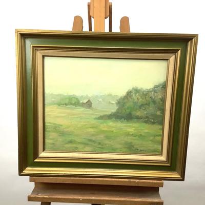 1047 Original Landscape Oil Painting Signed Waldoff