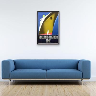 1049 Holland America Lines Ten Broek Framed SoHo Poster