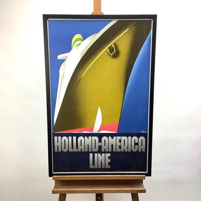 1049 Holland America Lines Ten Broek Framed SoHo Poster